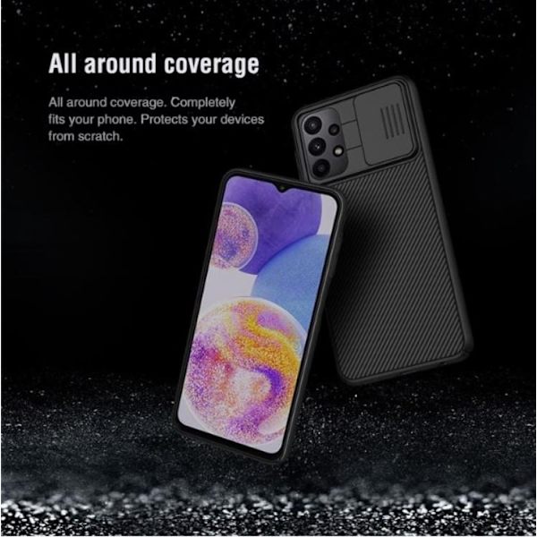 Nillkin Galaxy A23 5G/4G Mobilskal Camshield - Svart Svart