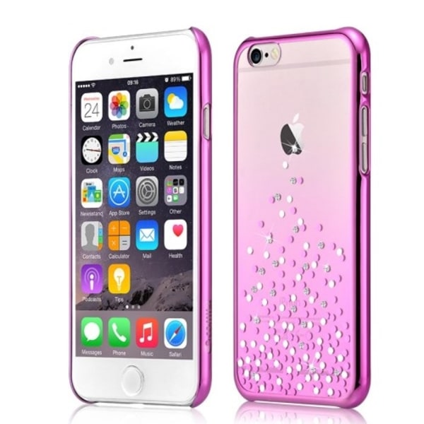 COMMA Baksideskal till Apple iPhone 6(S) Plus- Dots - Rosa Rosa