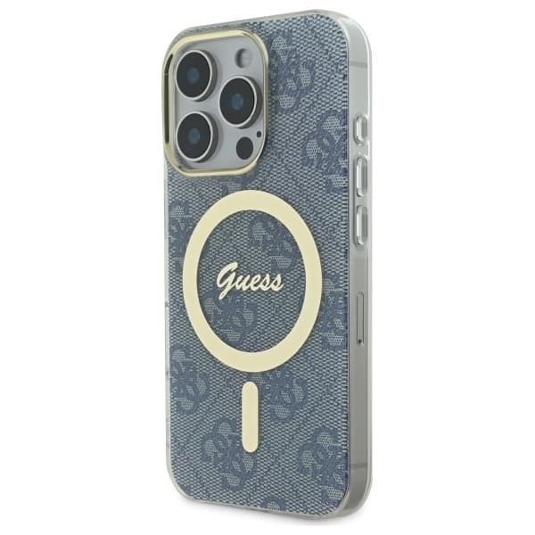 Guess Mobilskal till iPhone 16 Pro Max MagSafe IML 4G - Blå Blå
