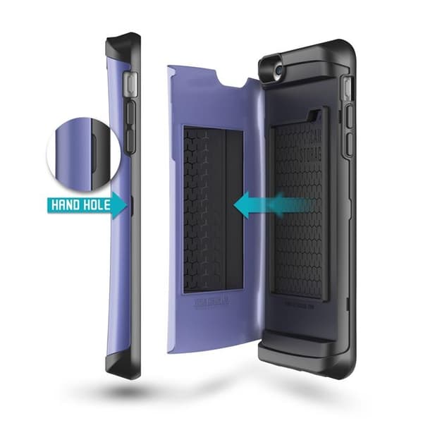 Verus Damda Veil etui med spejl til Apple iPhone 6 (S) Plus (Lilla) Lila