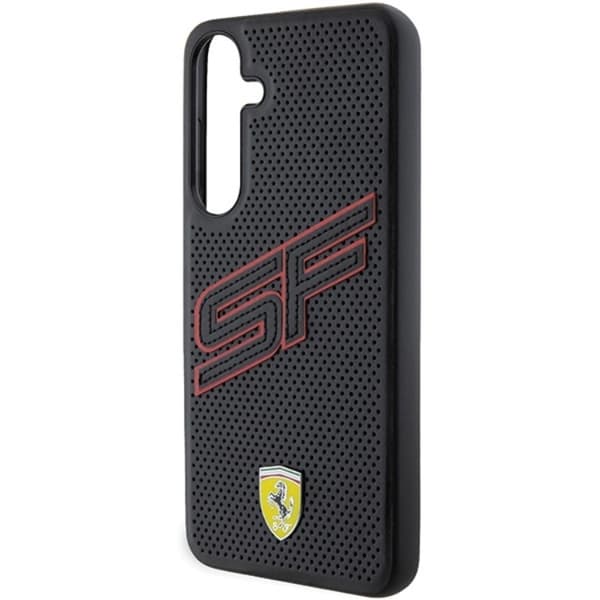 Ferrari Mobilskal till Galaxy S24 Plus Big SF Perforated - Svart Black