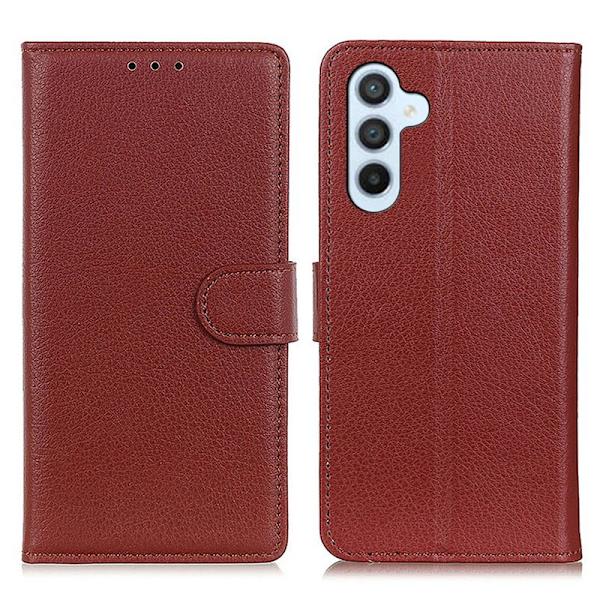 Plånboksfodral för Samsung Galaxy S26 Plus Konstläder - Brun