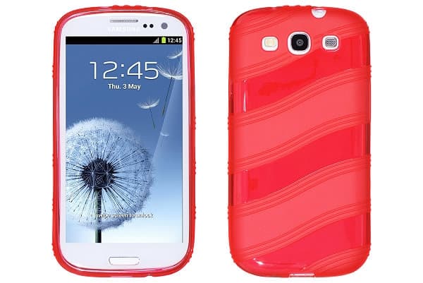 Wave FlexiCase Skal till Samsung Galaxy S3 i9300 (Röd) Röd