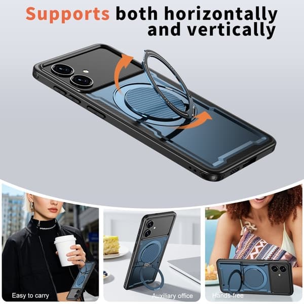 Mobilskal till Samsung Galaxy S26 Edge Magnetiskt TPU + PC - Blå