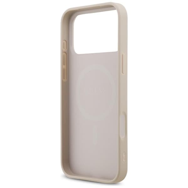 Guess telefontaske til iPhone 17 Pro Max MagSafe 4G Lille Klassisk Logo - Lyserød Rosa