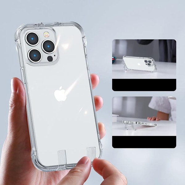 Joyroom iPhone 14 Pro Max Skal Defender Series Armored Hook - Clear