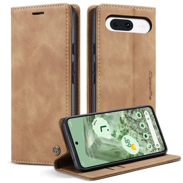 CASEME 013 Series Mobilskal till Google Pixel 8a Magnetiskt Brun