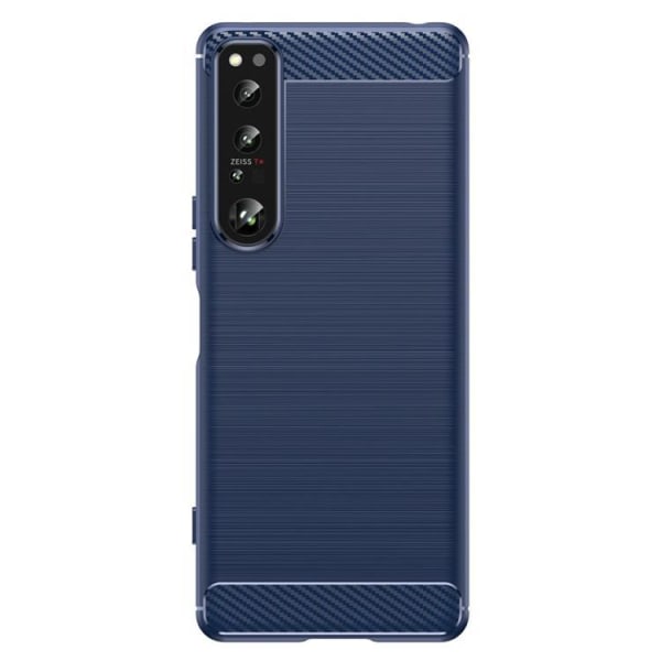 Sony Xperia 1 IV Cover Carbon Fiber - Blå