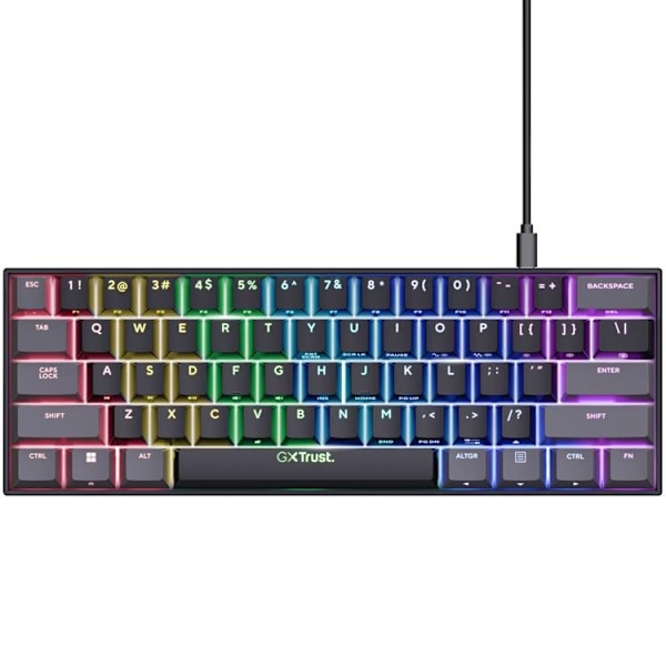Trust English Keyboard Nordisk Layout Acira Mini