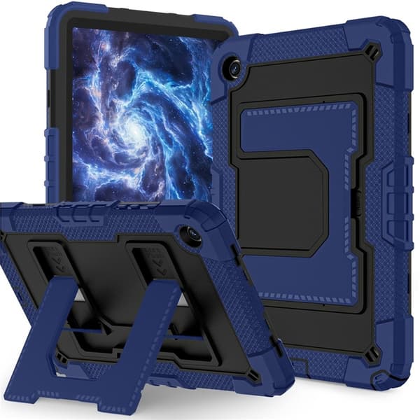 Galaxy Tab A9 Plus Skal Kickstand Med Rem Anti Drop Blå