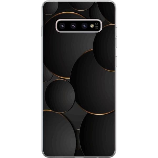 Taske til Samsung Galaxy S10+ med luksuscirkler