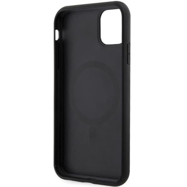 Guess Mobilskal till iPhone 11/XR Magsafe Cube Stripes - Svart Svart
