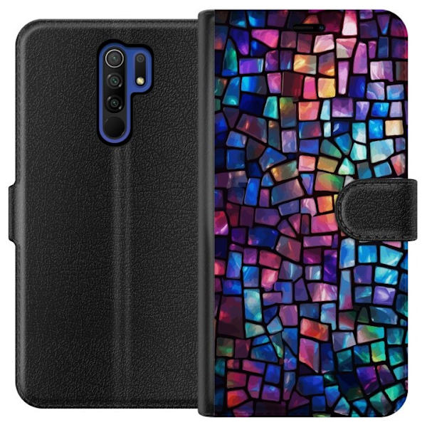 Plånboksfodral till Xiaomi Redmi 9 med Disco
