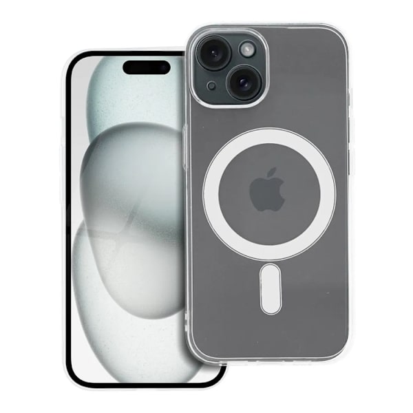 Mobilskal till iPhone 15 Magsafe Clear 2mm - Transparent Transparent