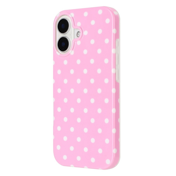 Mobilskal till iPhone 17 Dot Design Imd Tpu - Rosa Rosa