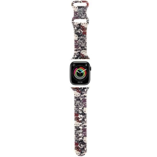 Hello Kitty Apple Watch (38/40/41 mm) Armbånd Tags Graffiti - Bei