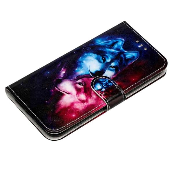 Samsung Galaxy S26 Ultra Plånboksfodral Konstläder Ställ - Pair Of Wolve