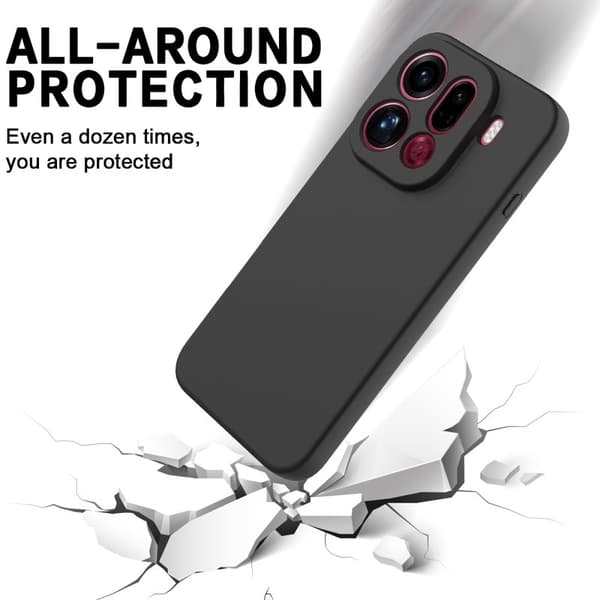 Mobilskal till Oppo Find X9 Pro 5G Silikon - Svart