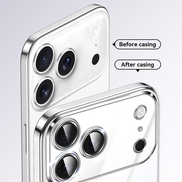 SULADA Mobilskal till iPhone 17 Pro Max Ultra Clear Electroplating - Svart Svart