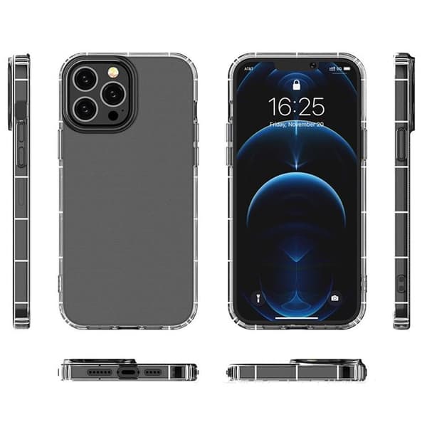 iPhone 14 Plus Skal Crystal Thin TPU - Clear Transparent
