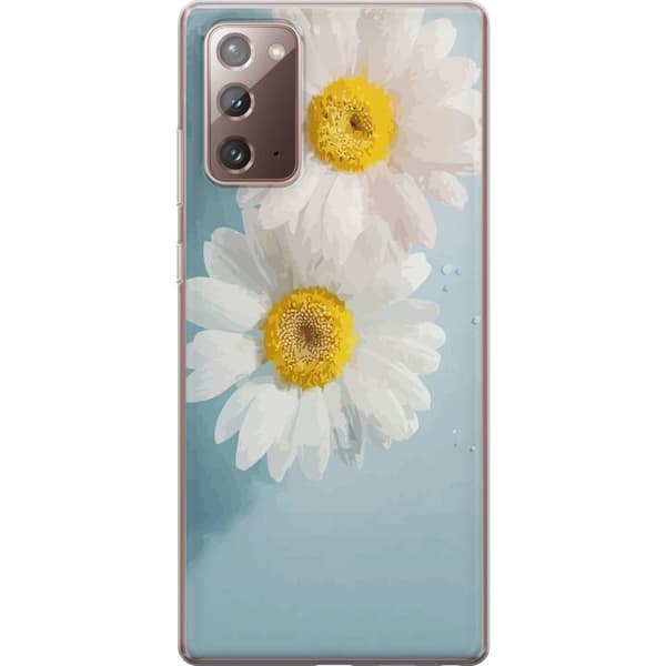 Telefontaske til Samsung Galaxy Note20 med sommerblomster