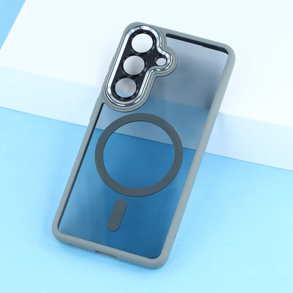 Mobilskal för Samsung Galaxy S26 Magnetiskt TPU + Akryl - Grå
