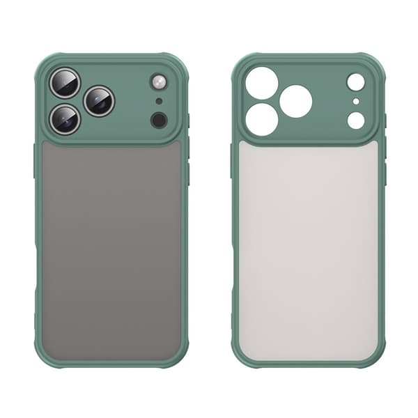 Mobilskal till iPhone 17 Pro Frostade krockkuddar Drop Proof - Grön Grön