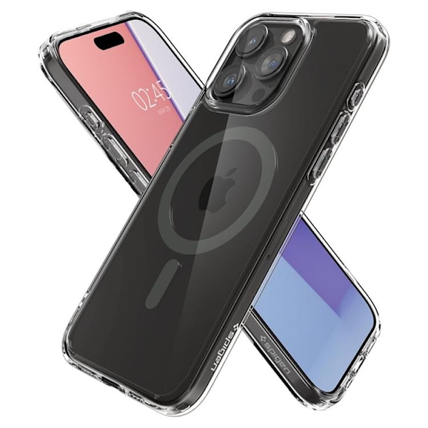 Spigen Mobilskal till iPhone 15 Pro Max Magsafe Hybrid - Graphite