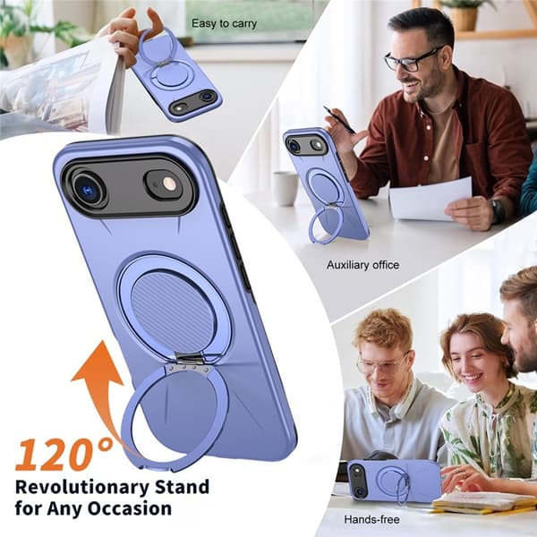 Mobilskal till iPhone Air MagSafe Rotating Kickstand - Lila Lila
