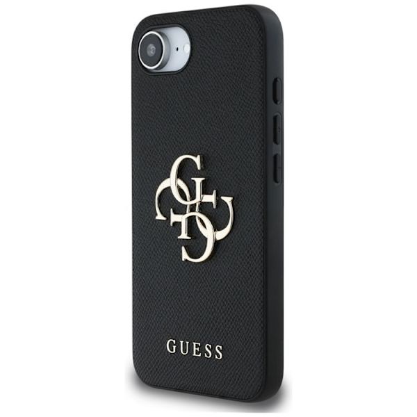 Guess Mobilskal till iPhone 16e Grained Big 4G Small Classic Logo