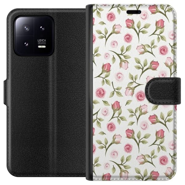 Plånboksfodral till Xiaomi 13 med Blommigt