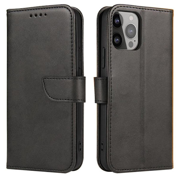 Galaxy S24 FE Plånboksfodral Magnet med Flap - Svart Black
