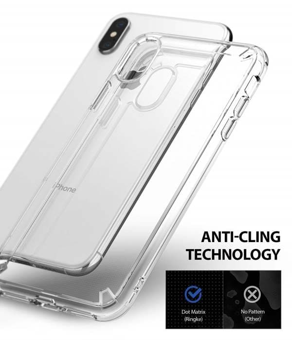 Ringke Fusion Stødabsorberende Taske til iPhone XS Max - Klar Transparent