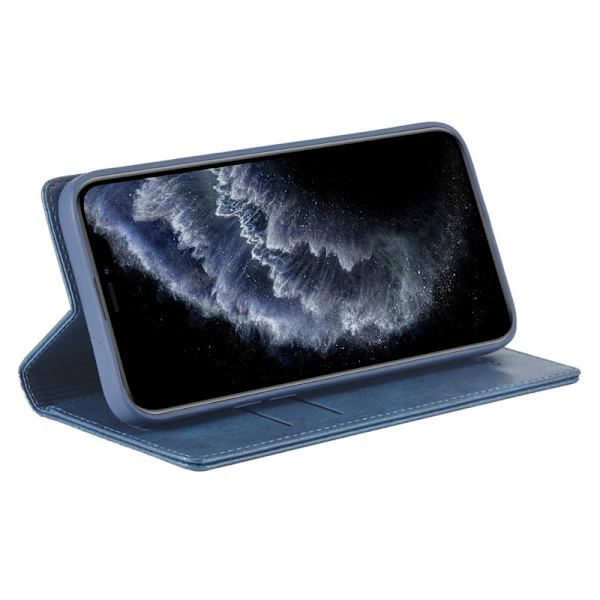 LC.IMEEKE iPhone 11 Pro Plånboksfodral Konstläder - Blå
