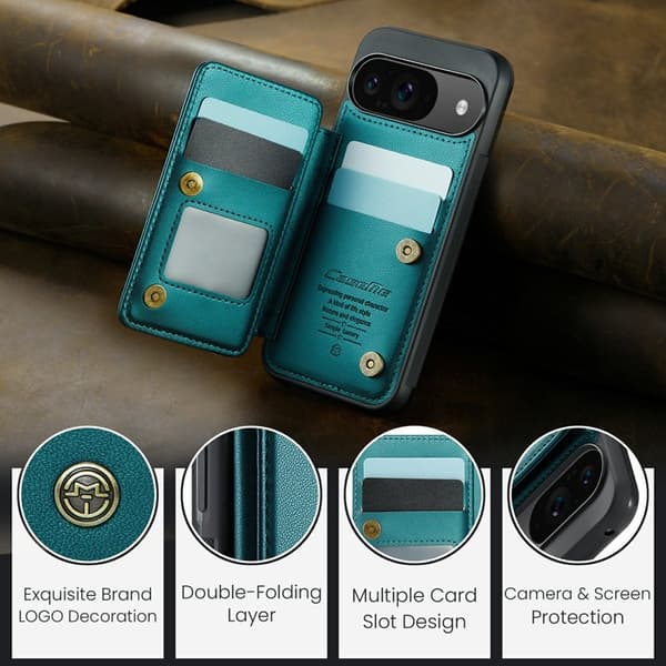 CASEME C22 Telefonfodral för Google Pixel 10 Pro - Grön