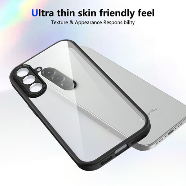 Mobilskal till Samsung Galaxy S26 Plus Matt Ytbehandling Plast Stötsäker - Svart