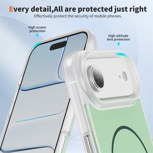 Mobilskal till iPhone Air MagSafe Skin Touch TPU PC - Grön Grön
