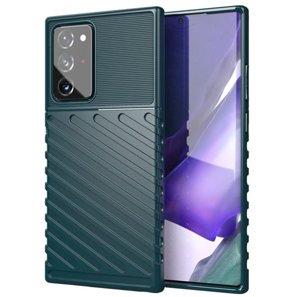 Thunder Twill Skal till Samsung Galaxy Note 20 Ultra - Green Grön