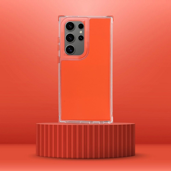 Mobilskal till Galaxy A15 5G/4G Matrix - Orange Orange