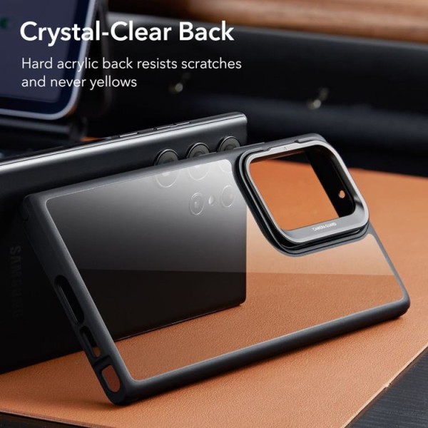 ESR Galaxy S23 Ultra Case Classic Kickstand - kirkas/musta