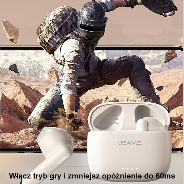 USAMS US14 serie Bluetooth-hovedtelefoner 5.3 TWS - Blå