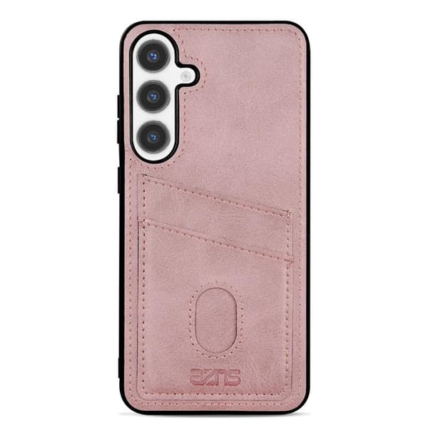 AZNS Mobilskal till Galaxy S26 korthållare Calf Texture Roséguld