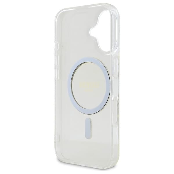 Guess Mobilskal till iPhone 16 Plus 6.7 MagSafe IML Glitter - transparent