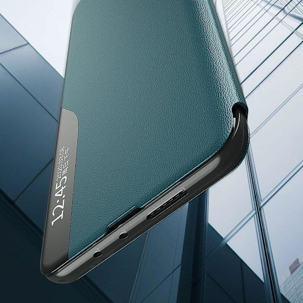 Eco Læder View Case Huawei P40 Lite Cover orange