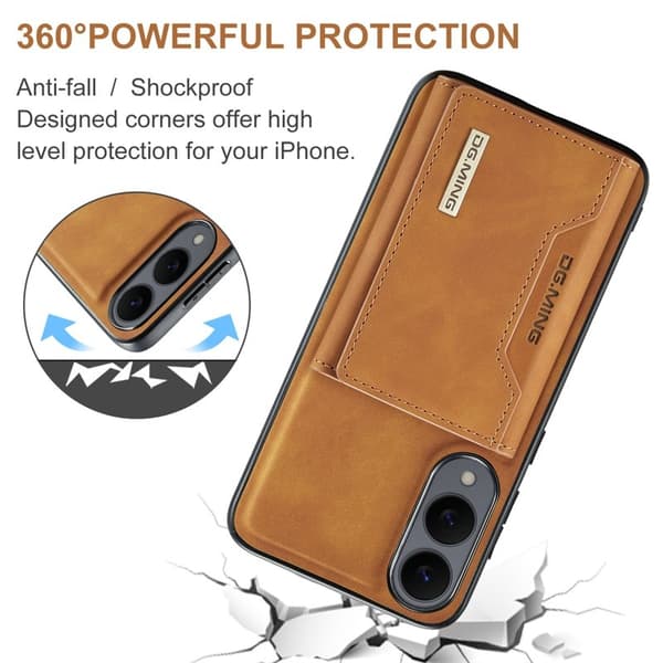 DG.MING M2 Series Mobilskal till Samsung Galaxy S25 Edge Brun