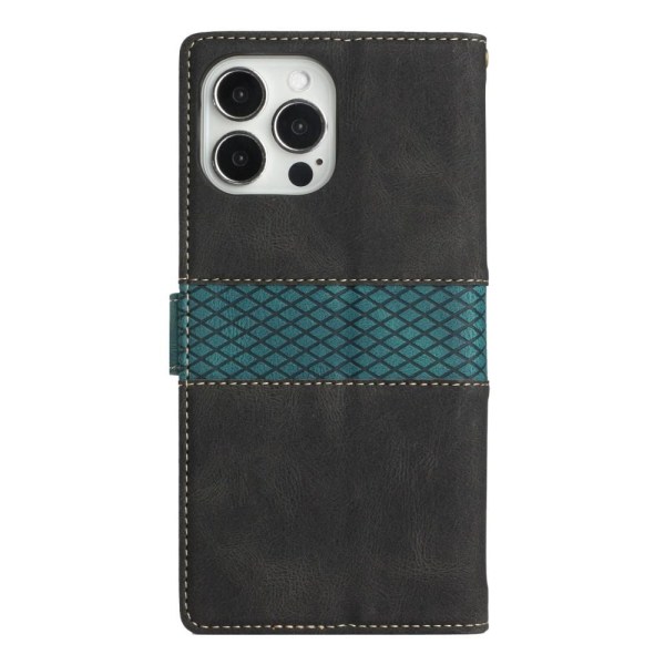 Splicing Design iPhone 13 Pro Wallet Cover - Sort