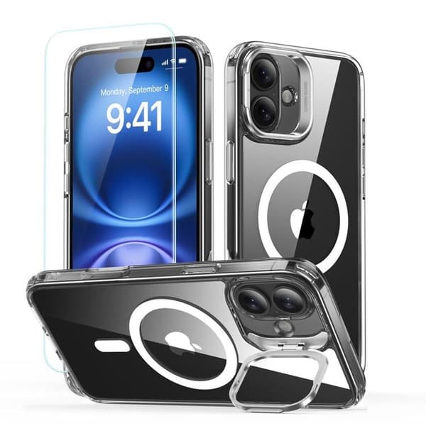 ESR Mobilskal till iPhone 16 Plus Magsafe Halolock Och Härdat Glas Transparent