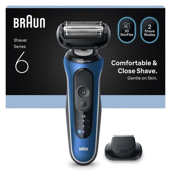 Braun Rakapparat Serie 6 62-B1200s Blå