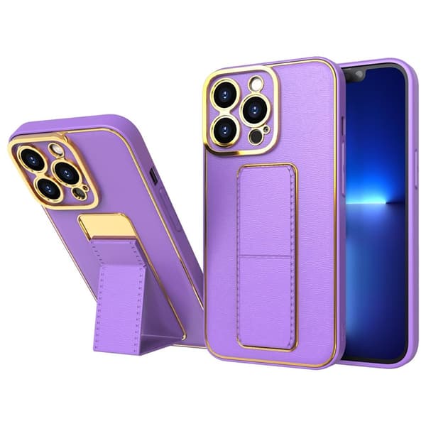 iPhone 13 Pro Skal Kickstand - Lilla Lila