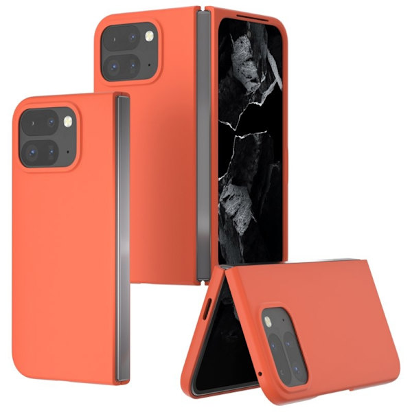 ABEEL Mobilskal till Google Pixel 9 Pro Fold 5G Hård PC Skydd Orange